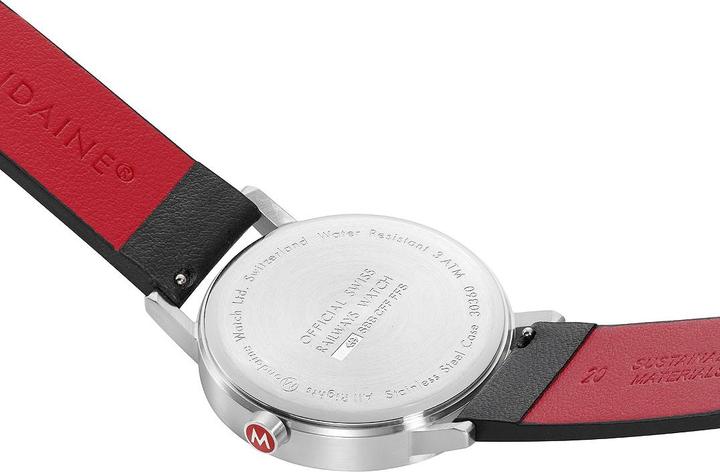 Immagine prodotto Mondaine Classic - Vegan gebürstet (Orologio da polso analogico, Fatto in Svizzera, 40 mm)