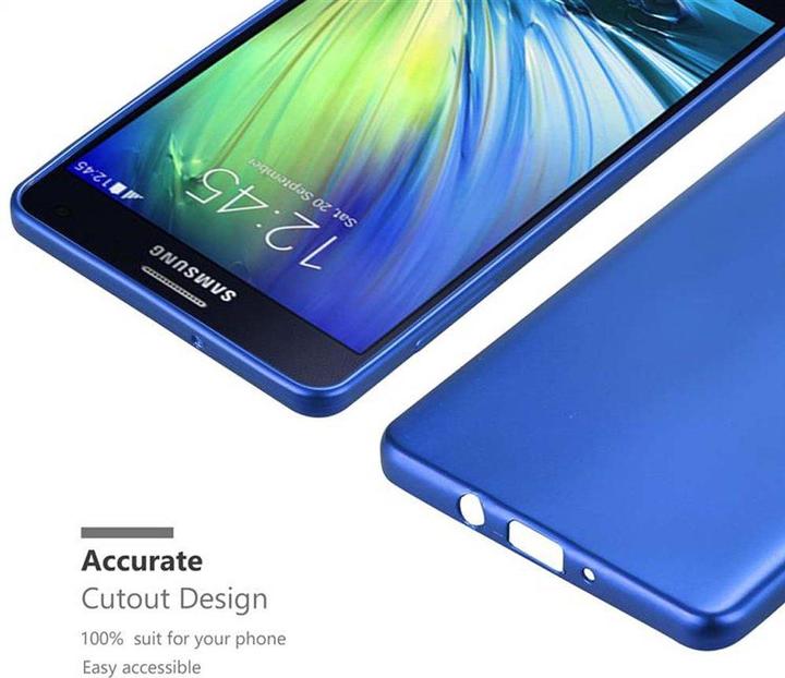 Actual product image Cadorabo TPU Matt Metallic Cover (Samsung Galaxy A7)