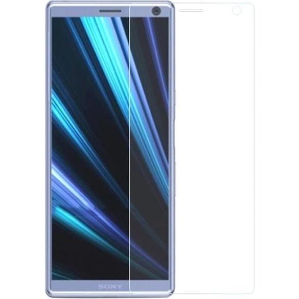 MU Budget Schutzglas Displayschutz (1 Stück, Sony Xperia L3), Smartphone Schutzfolie, Transparent