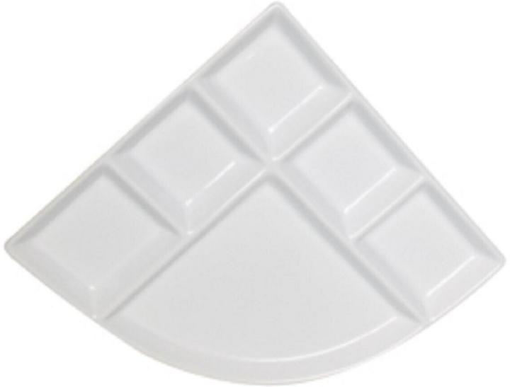 Nouvel Fondue-Teller Weiss, Karton, 4 Stück, Anzahl Personen: 4