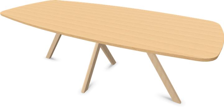 Produktbild Dietiker Felber T14 Sitzungstisch Boatform (2200 x 1000 x 720 mm)