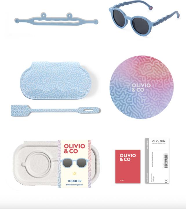 Immagine prodotto Olivo & Co Sonnenbrille TODDLER Oval Coral Reef-Reef blau