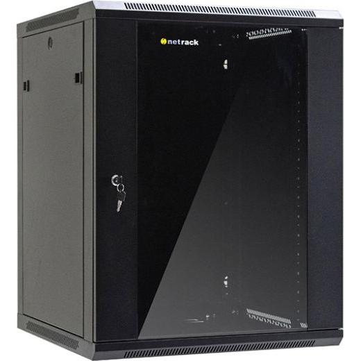 Netrack 019-150-66-022 wall/hang (19 Zoll Rack), Serverschrank, Schwarz