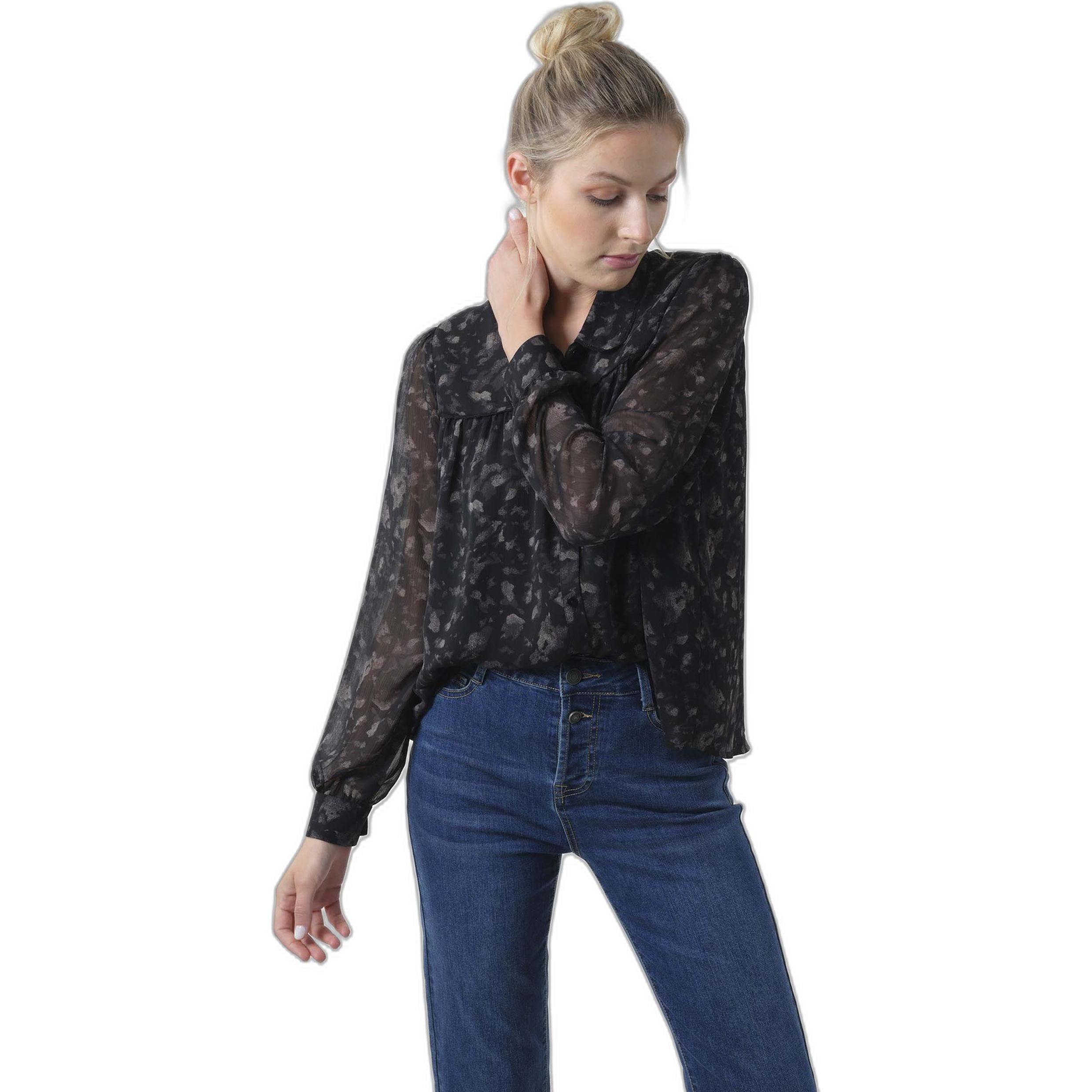 Thumbnail - Deeluxe, Damen, Bluse, damenbluse elsa, Schwarz, (XS)