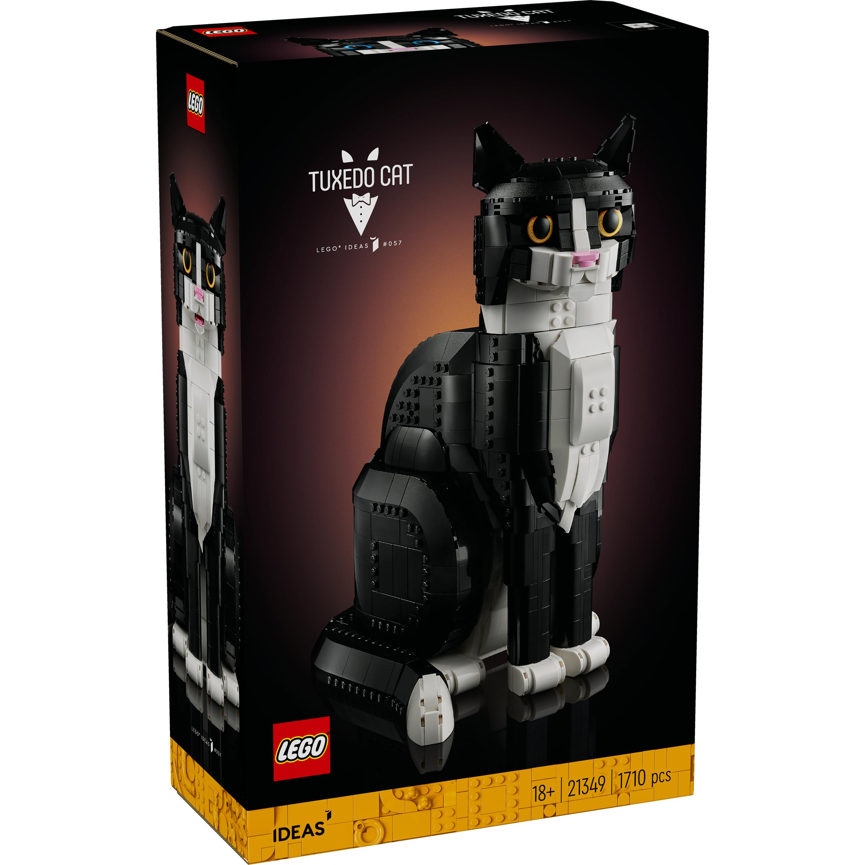 Thumbnail - LEGO Schwarz-weisse Katze (21349, LEGO Ideas)