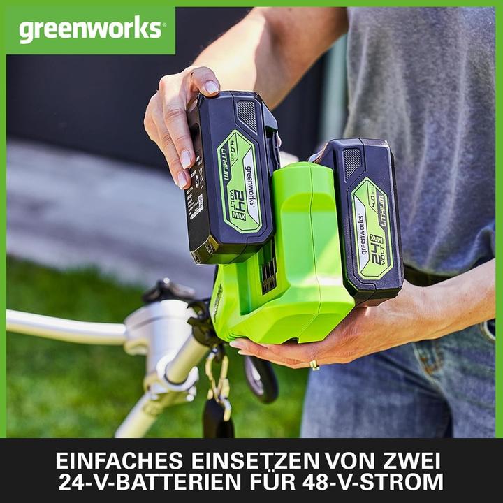 Actual product image Greenworks Brushless Cordless String Trimmer with Harness (Trim line)