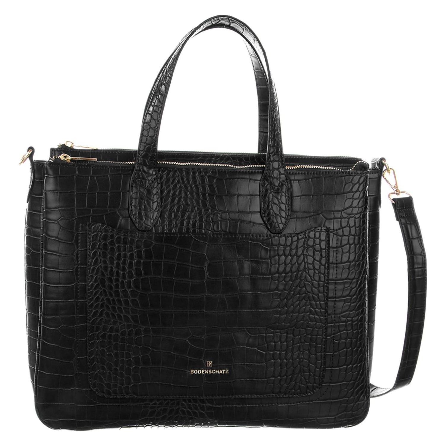 Bodenschatz, Damen, Handtasche, Business Bag, Schwarz