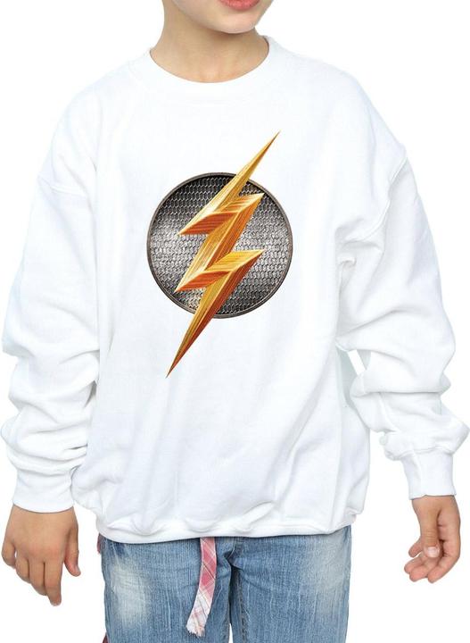 Image du produit - Sweat JUSTICE LEAGUE MOVIE FLASH EMBLEM - Fille (140, 146)