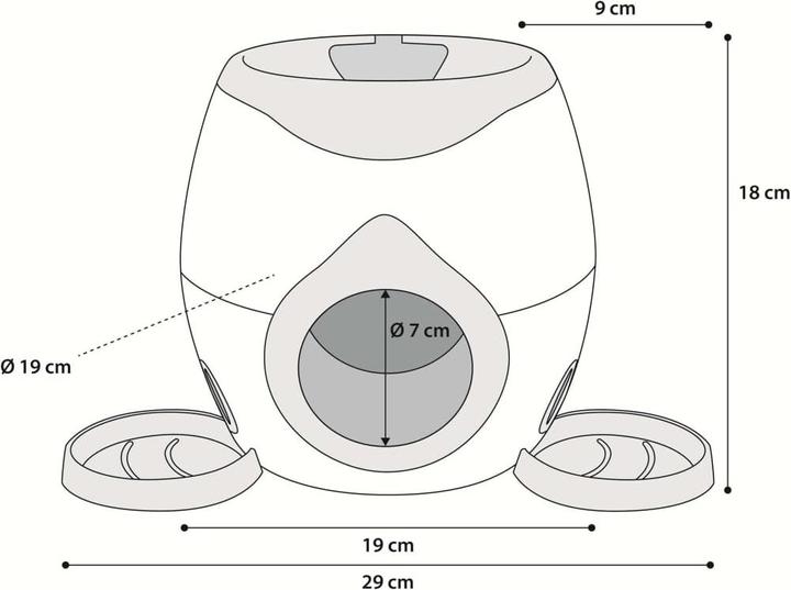 Produktbild Flamingo Interaktives Hundespielzeug (Ballspielzeug Hund)
