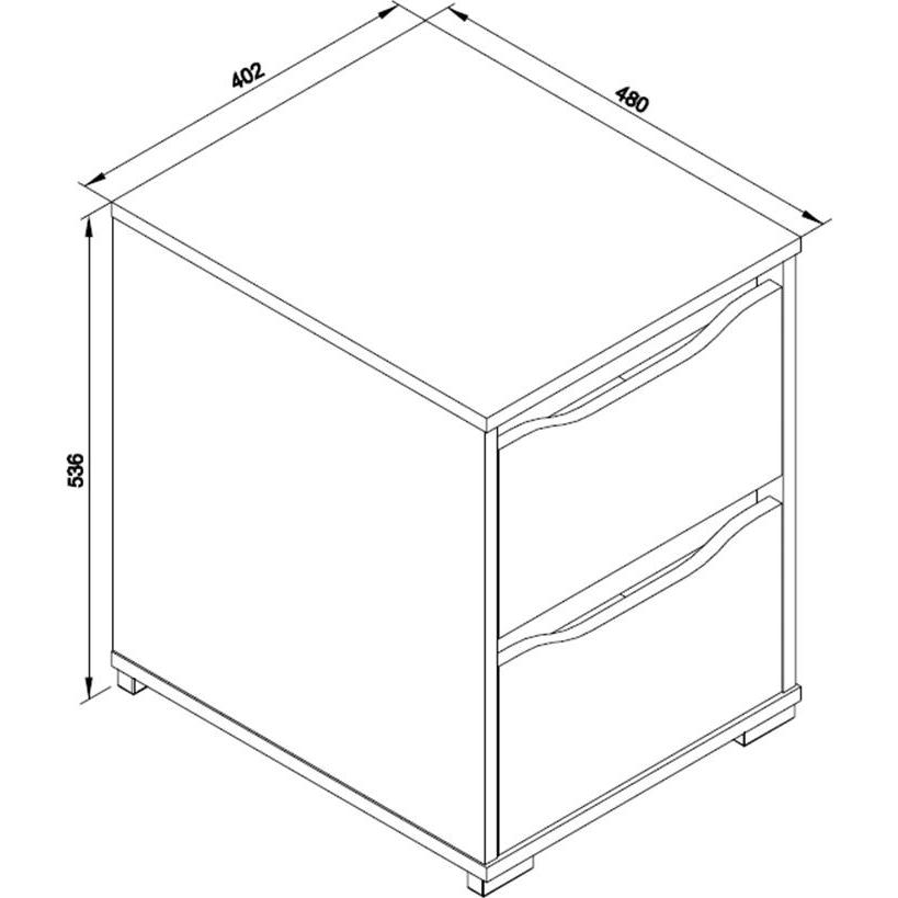 Thumbnail - Vicco, Kommode + Sideboard, Ruben (40 x 54 x 48 cm)