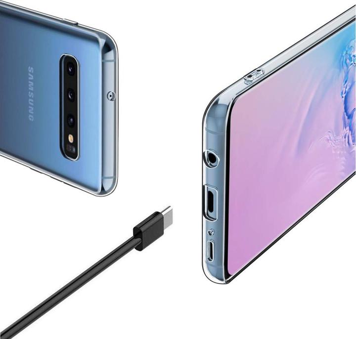 Immagine prodotto Screenguard Custodia trasparente in TPU flessibile per Samsung Galaxy S10 (Samsung Galaxy S10, Ulefone Armor 11 5G, Xiaomi Redmi 3 Pro)