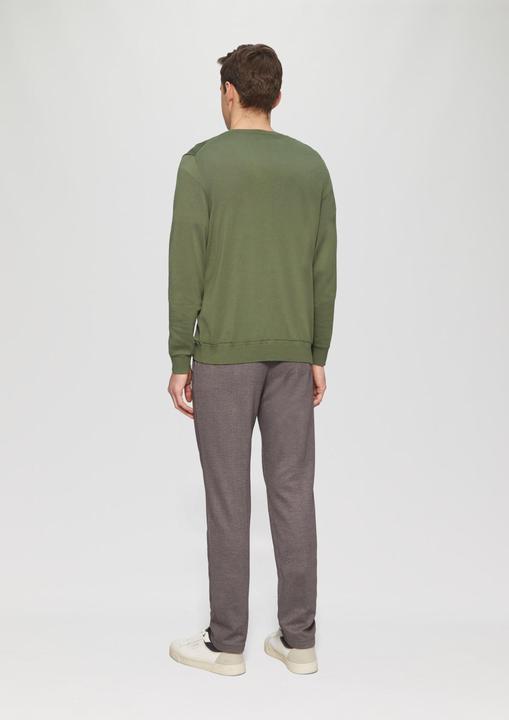Produktbild S.Oliver Strickpullover Edler Feinstrickpullover aus Baumwollmix mit Rippbündchen (XL)