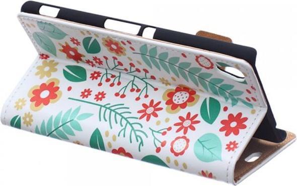 Actual product image MU Style Magnetic leather case with subject (Sony Xperia M4 Aqua)