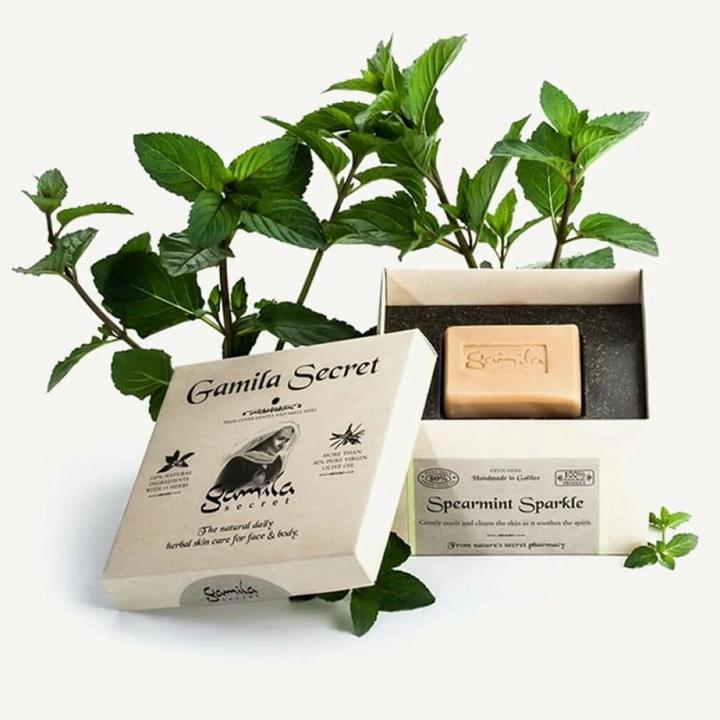 Produktbild Gamila Secret Cream Bar Spearmint Sparkle 115g (Hartseife, 115 g)