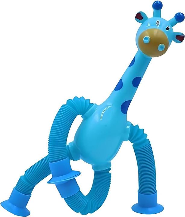 Produktbild Milkii Spielzeug Giraffe mit Teleskop-Armen und -Beinen, Blau