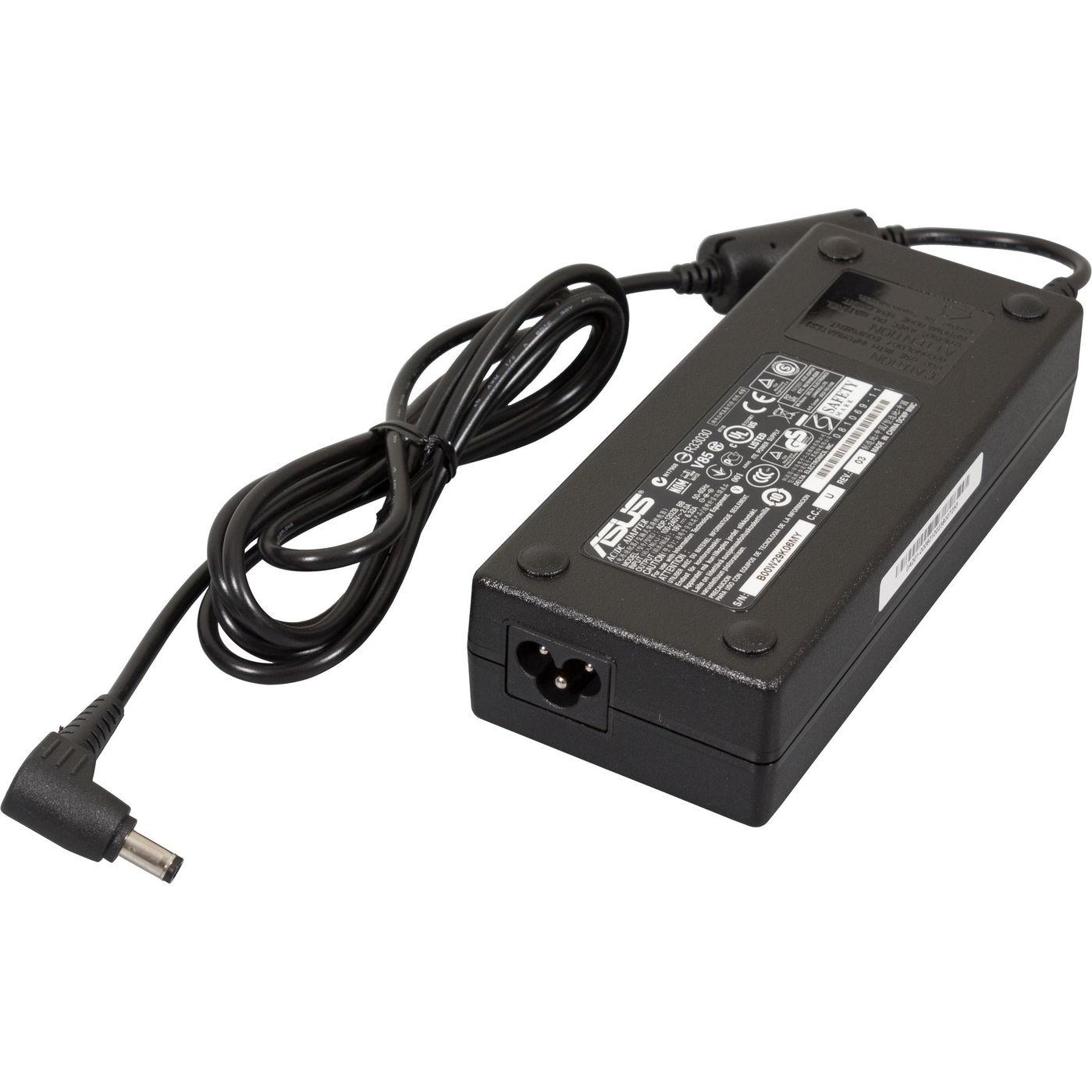 ASUS AC Adapter 120W 19VDC (120 W), Notebook Netzteil, Schwarz