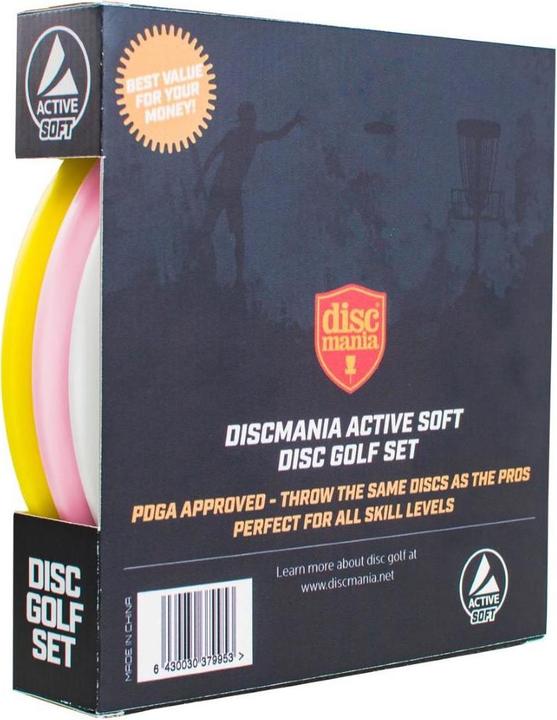 Image du produit Discmania Disc Golf Disc Set Active 3 Soft Disc Set