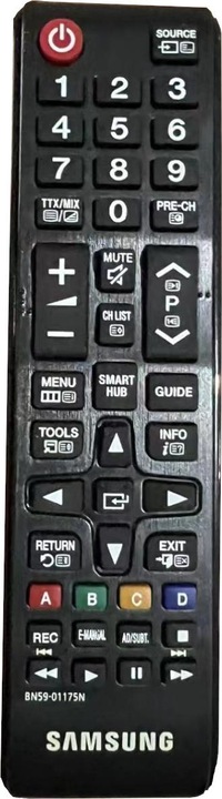 Produktbild Samsung Fernbedienung BN59-01175N, BN5901175N, TM1240A (Gerätespezifische Fernbedienung, Infrarot)