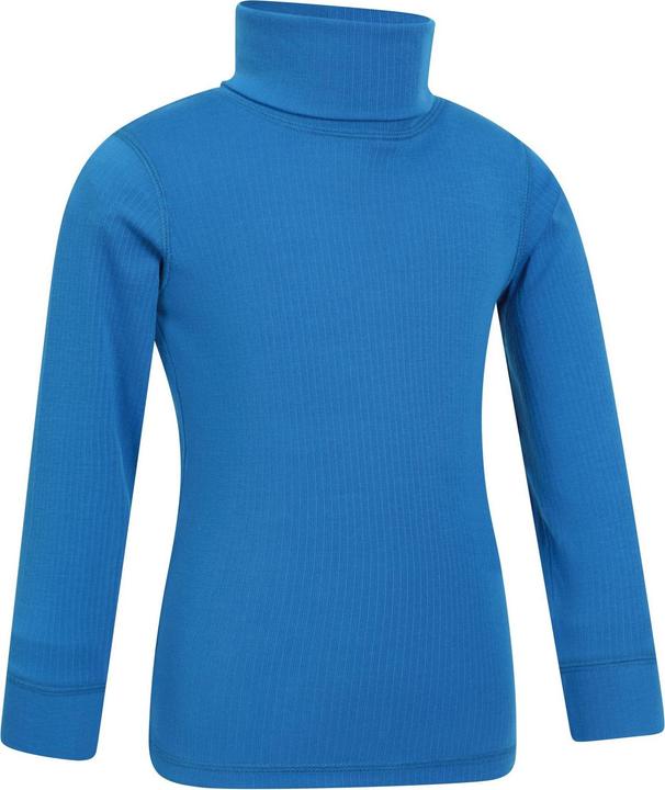 Actual product image Mountain Warehouse Childrens/Kids Talus Roll Neck Long-Sleeved Top (128)