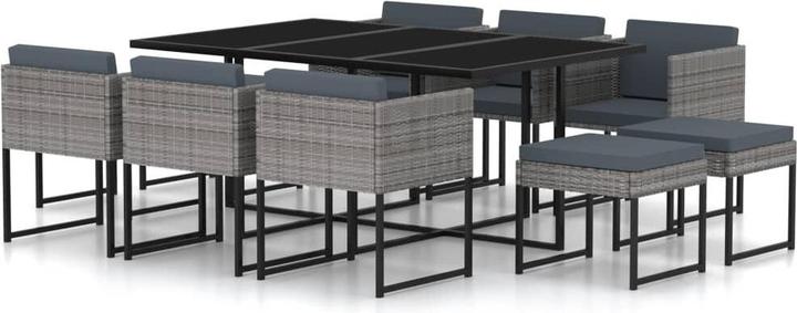 Produktbild vidaXL Garten-Essgruppe (165 x 109 x 72 cm)