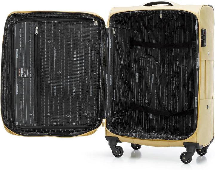 Image du produit Wittchen Set de 3 valises souples à roulettes pivotantes et verrou TSA