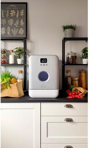 Actual product image Daan Tech Bob white/silver dishwasher