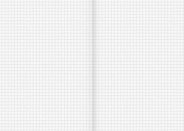 Actual product image Exercise book DIN A5 squared 5 32 sheets (A5, Checked)