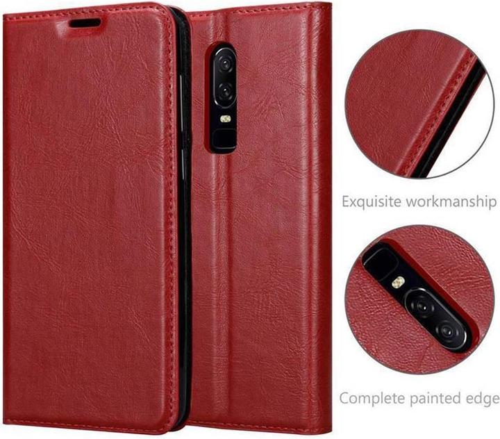 Productafbeelding Cadorabo Boek Onzichtbare Magneethoes (OnePlus 6)
