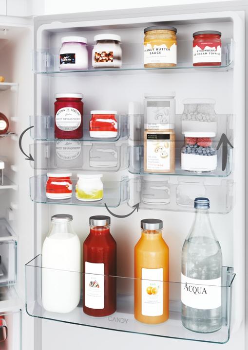 Produktbild Candy Fresco CBT5518EW Kühl- und Gefrierkombination Integriert 248 l E Weiss (248 l)