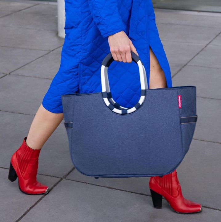 Produktbild reisenthel Einkaufskorb Loopshopper L Herringbone Dark Blue