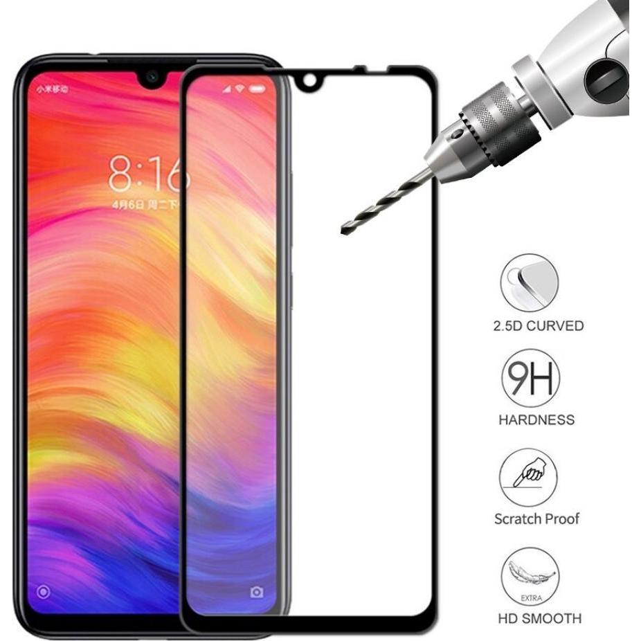 Thumbnail - Screenguard Xiaomi Redmi Note 7 Full Screen Panzerglas Schutzfolie 2.5D 9H (1 Stück, Xiaomi Redmi Note 7), Smartphone Sc...
