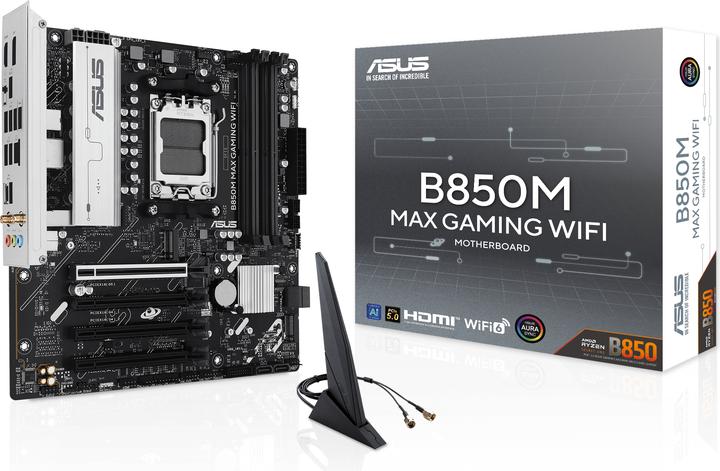 Productafbeelding ASUS B850M Max Gaming WIFI (AM5, AMD B850, mATX)