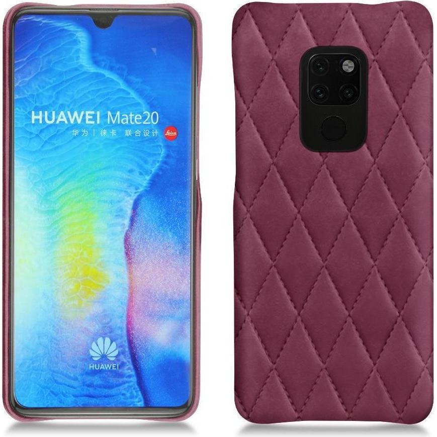 Noreve Lederschutzhülle (Huawei Mate 20), Smartphone Hülle, Violett