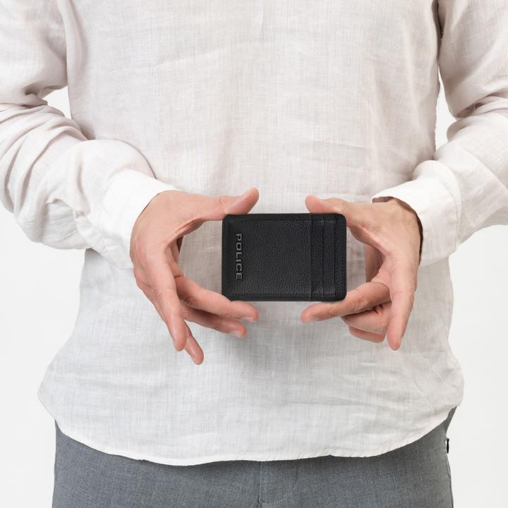 Image du produit Police Kreditkartenetui RFID Schutz Leder 7 cm