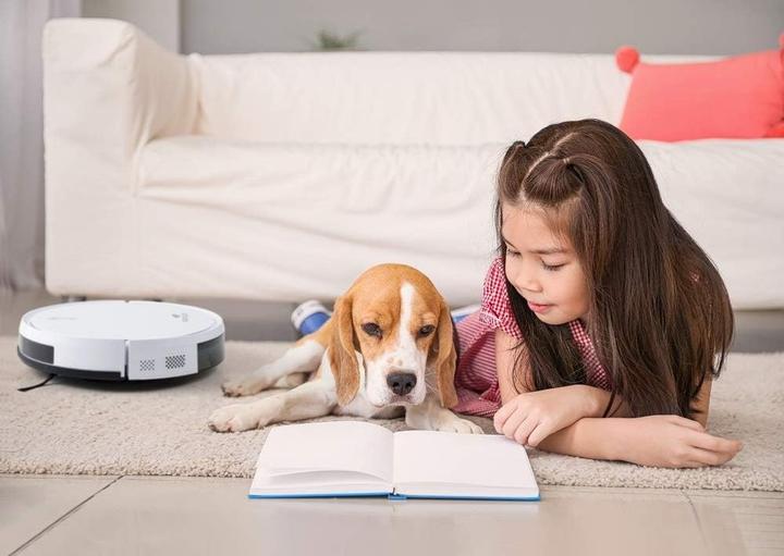 Produktbild Senya Wireless Programmable Robot Vacuum with App Control for Carpets and Hard Floors (2000 Pa, Wischtuch)