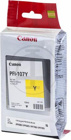Actual product image Canon Pfi-107y (Y)