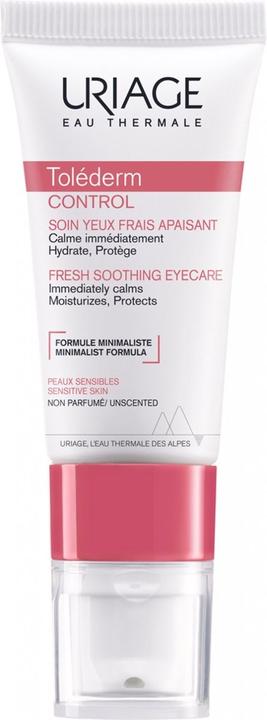 Uriage Toléderm Control Fresh Soothing Eyecare (Augenpflege Gel, 15 ml, Tag + Nacht)