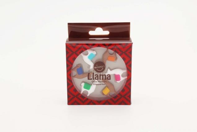 Immagine prodotto Winkee Il lama con pennarello in vetro (vetro Marcatore)
