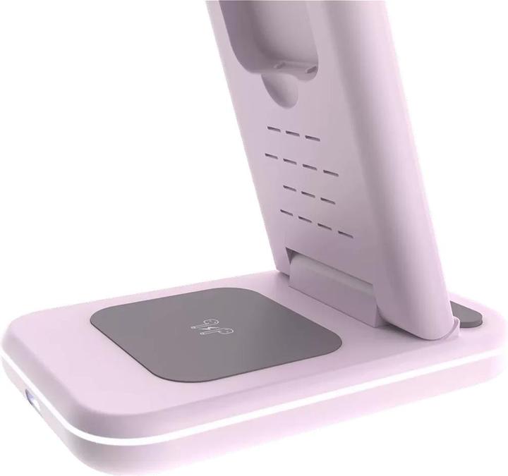 Image du produit Canyon WS-304, 3in1, station de recharge sans fil Qi pour 3 appareils en même temps, noir (15 W)