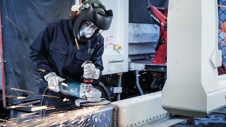 Actual product image Bosch Professional Zubehör PRO Metal grinding disc, 180 x 8 x 22.23 mm (A 24 R)