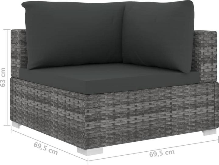 Produktbild vidaXL Gartensofa