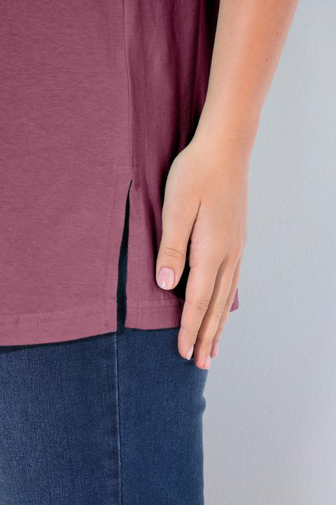 Produktbild Ulla Popken T-Shirt, Rundhalsausschnitt, Relaxed, Halbarm (68)