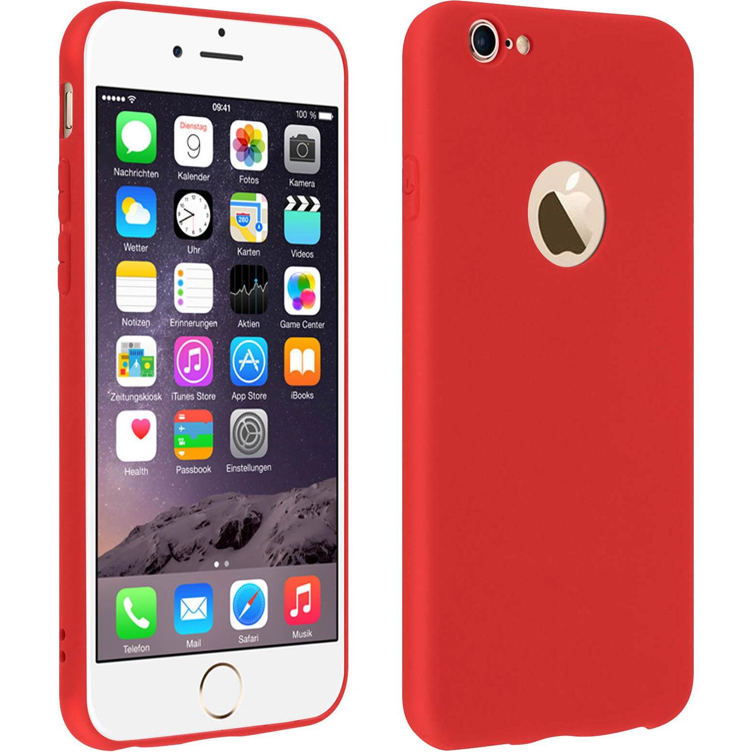 Forcell Protectrice Series (Apple iPhone 6s), Smartphone Hülle, Rot