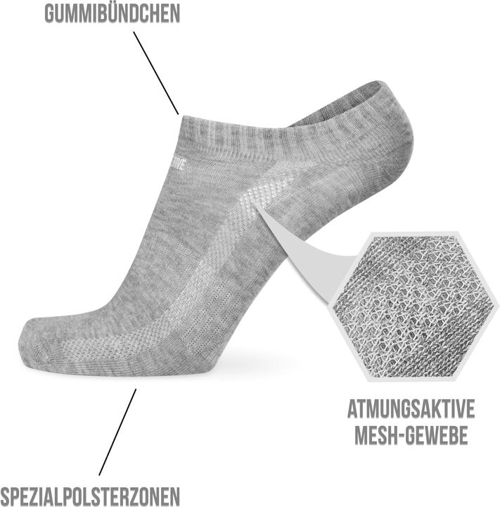 Produktbild Circle Five 6 Paar Sneaker-Socken mit Silikongrip (6er Pack, 35 - 38)