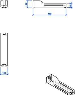 Produktbild Peka Metall Einhängetablar Libell (1 Stk.)