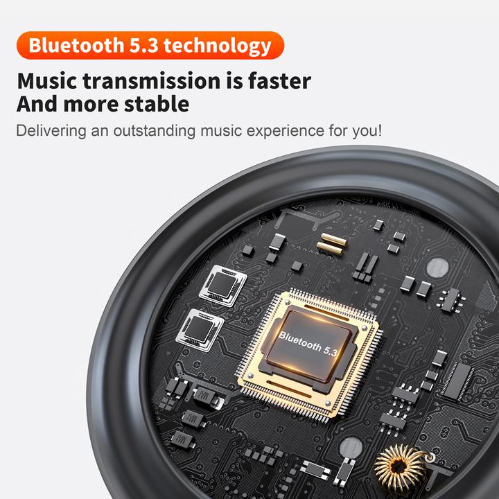 Image du produit Qere Enceinte Bluetooth 5.3 HF55 20W 3D Surround Sound lumière LED IPX5 & USB-C (6 h)