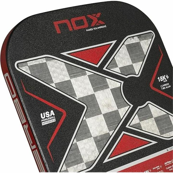Immagine prodotto Nox Pickleball-Schläger Nerbo Schwarz Carbonfaser