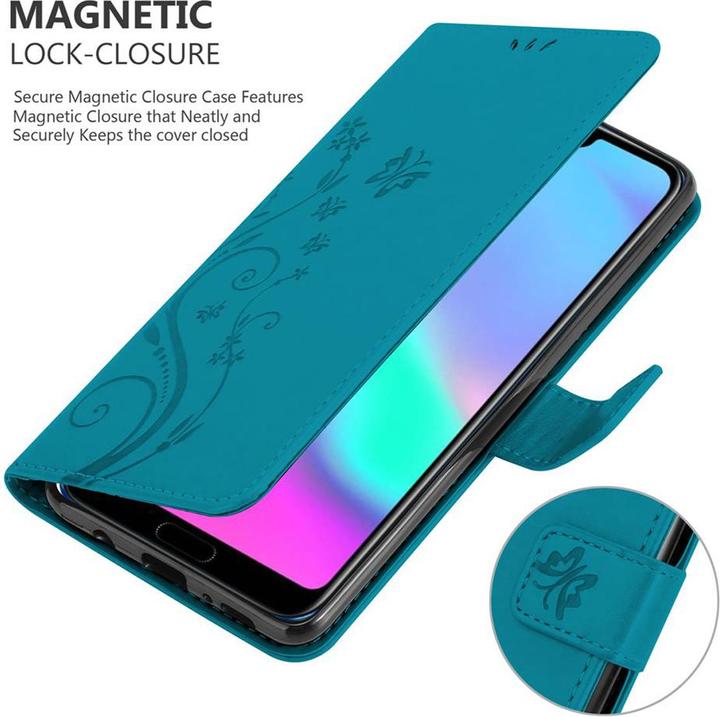 Produktbild Cadorabo Flower Book Cover (Honor 10)