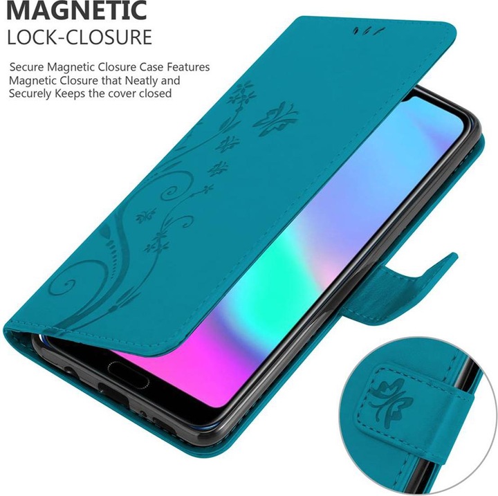 Actual product image Cadorabo Flower Book Cover (Honor 10)