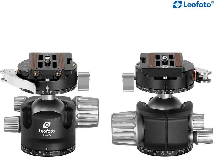 Produktbild Leofoto 40mm low profile ball head (Panning clamp with quick release lock system) (Kugelkopf)